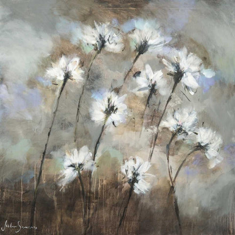 Floriade II Black Modern Wood Framed Art Print by Simonis, Julia