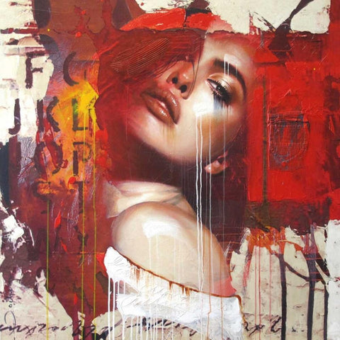 Need to know Black Modern Wood Framed Art Print with Double Matting by Bakker, Jochem