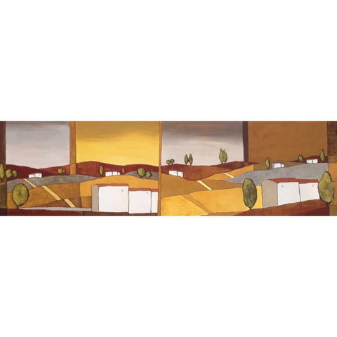 The Realm of fancy I Gold Ornate Wood Framed Art Print with Double Matting by Paus, Hans