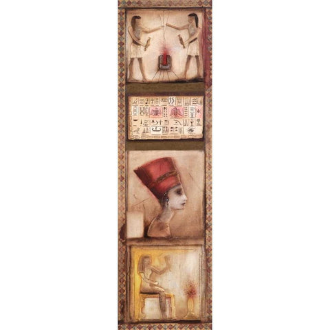 Egypt II Black Modern Wood Framed Art Print with Double Matting by Jan, Eelse Noordhuis