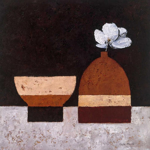 Simplicity I Black Modern Wood Framed Art Print by Paus, Hans