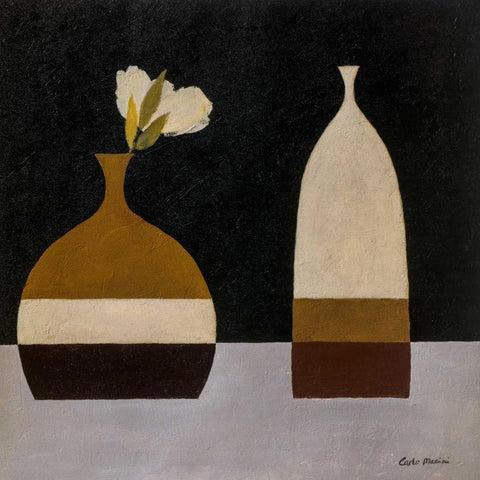 Simplicity IV Black Modern Wood Framed Art Print by Marini, Carlo