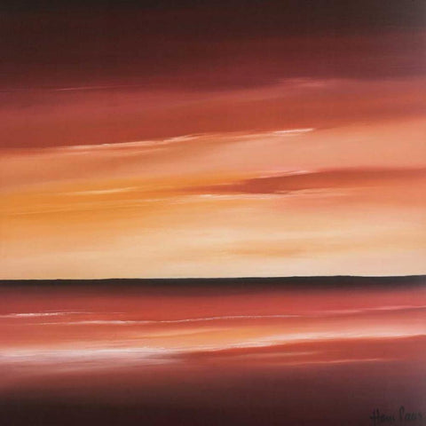 Splendid I Black Modern Wood Framed Art Print by Paus, Hans