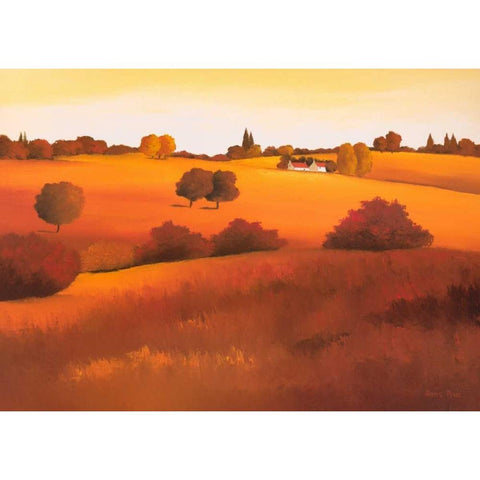 Untainted II Gold Ornate Wood Framed Art Print with Double Matting by Paus, Hans