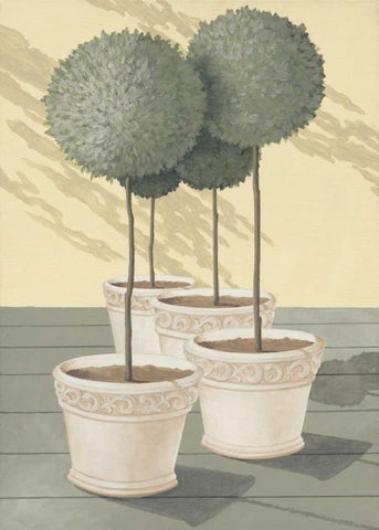 Buxus Black Ornate Wood Framed Art Print with Double Matting by Heigl, Franz