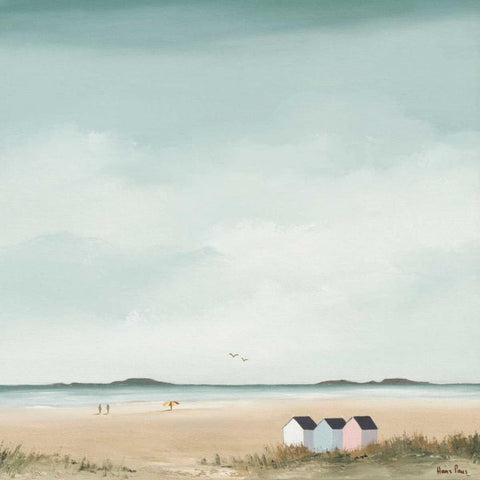 Sunny morning IV Black Modern Wood Framed Art Print by Paus, Hans