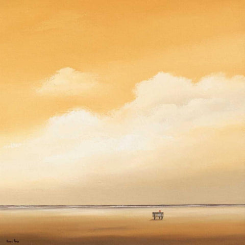 To dream about Black Modern Wood Framed Art Print with Double Matting by Paus, Hans