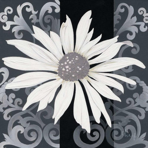 Decor I Black Ornate Wood Framed Art Print with Double Matting by Heigl, Franz