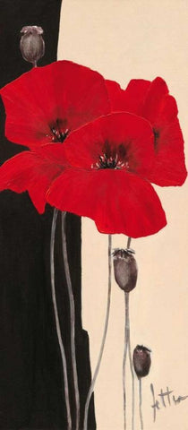 Refined I White Modern Wood Framed Art Print with Double Matting by Roseboom, Jettie