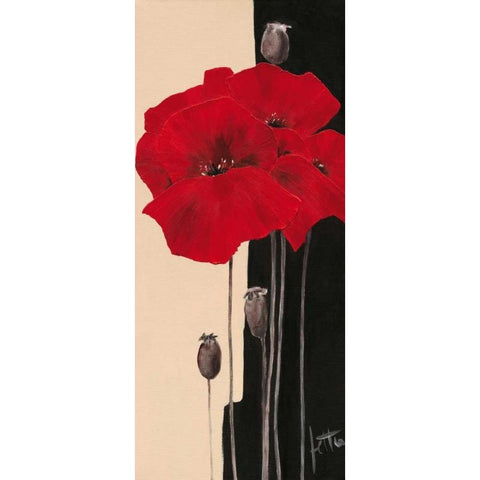 Refined II Black Modern Wood Framed Art Print with Double Matting by Roseboom, Jettie