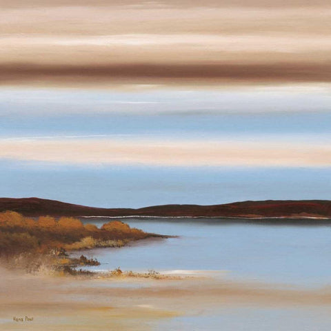 Luminous I White Modern Wood Framed Art Print by Paus, Hans