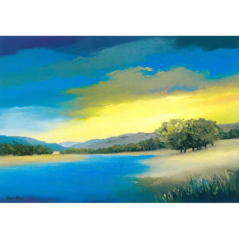 Timeless I White Modern Wood Framed Art Print by Paus, Hans