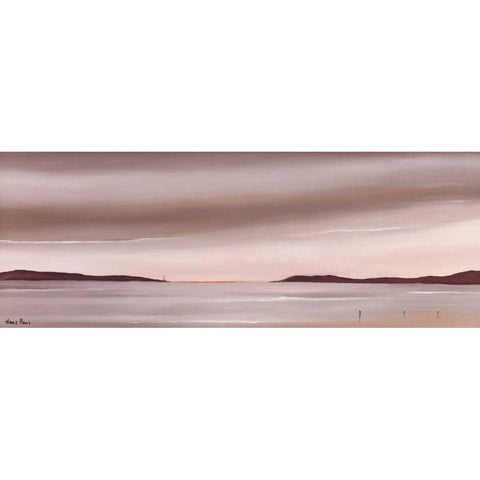 A place to mediate on I Black Modern Wood Framed Art Print by Paus, Hans