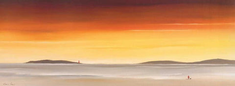 A place to mediate on II Black Ornate Wood Framed Art Print with Double Matting by Paus, Hans