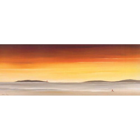 A place to mediate on II Black Modern Wood Framed Art Print by Paus, Hans