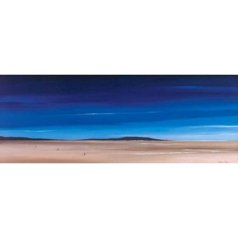 A place to mediate on III Black Modern Wood Framed Art Print by Paus, Hans