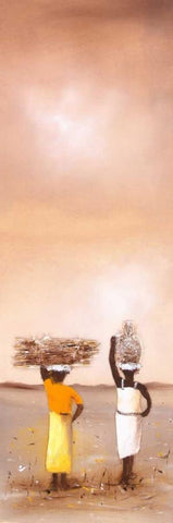 Going home I Black Ornate Wood Framed Art Print with Double Matting by Jan, Eelse Noordhuis