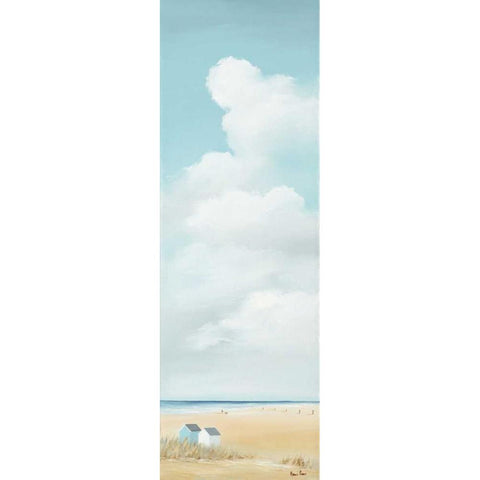 Summertime II Black Modern Wood Framed Art Print by Paus, Hans