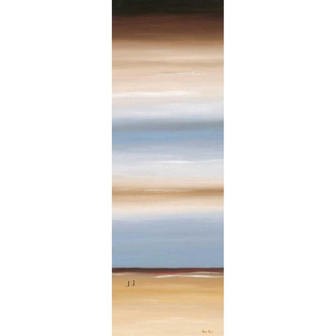 Luminous IV Black Modern Wood Framed Art Print with Double Matting by Paus, Hans