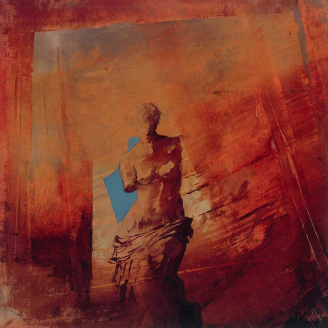 Venus van Milo White Modern Wood Framed Art Print by Vriesendorp, Heleen