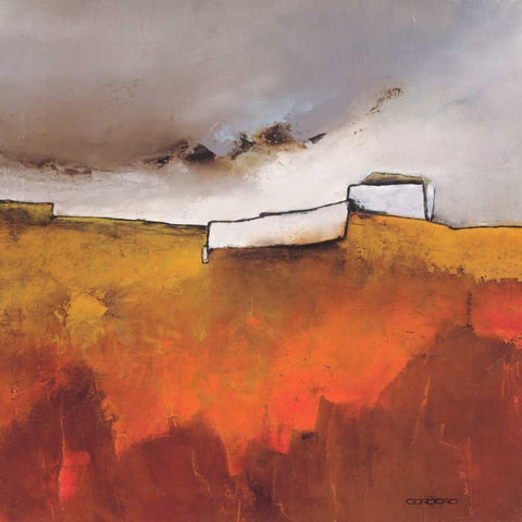 Fascinating Landscape IV Black Ornate Wood Framed Art Print with Double Matting by Cordaro, Emiliano