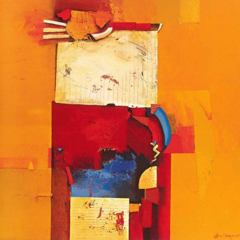 Game over Black Modern Wood Framed Art Print by den Boon, Theo