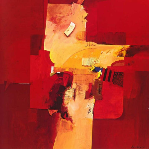 Broken dreams Black Ornate Wood Framed Art Print with Double Matting by den Boon, Theo