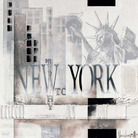 New York Why WTC Black Modern Wood Framed Art Print by Oudkerk, Marie-Louise