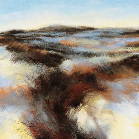 Dune II Black Modern Wood Framed Art Print by Boersma, D