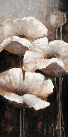 Ambiance III White Modern Wood Framed Art Print with Double Matting by Roseboom, Jettie