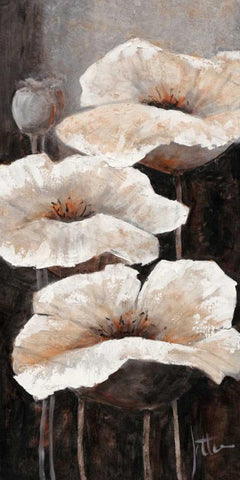 Ambiance IV White Modern Wood Framed Art Print with Double Matting by Roseboom, Jettie