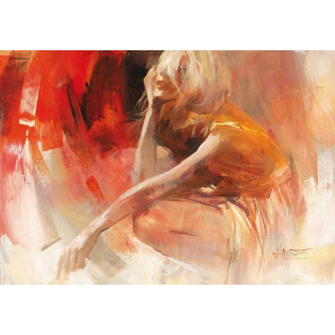 Playful III Black Modern Wood Framed Art Print by Haenraets, Willem