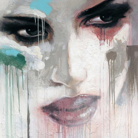 Stay who you are Black Ornate Wood Framed Art Print with Double Matting by Bakker, Jochem