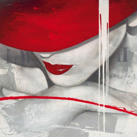 Glamorous II Gold Ornate Wood Framed Art Print with Double Matting by Bakker, Jochem