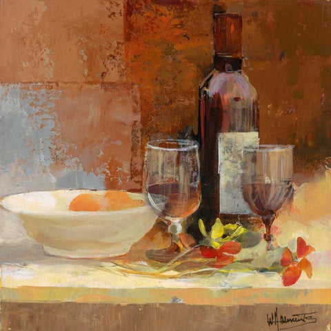 A good taste I Gold Ornate Wood Framed Art Print with Double Matting by Haenraets, Willem