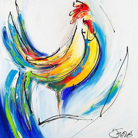 Early morning I Black Modern Wood Framed Art Print by Fiore, Art