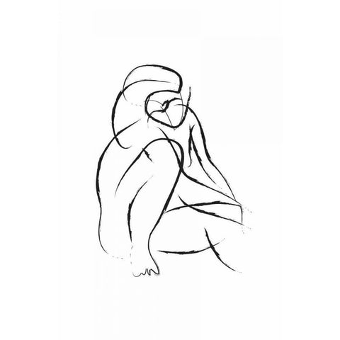 Signatura III Gold Ornate Wood Framed Art Print with Double Matting by Waltz, Anne