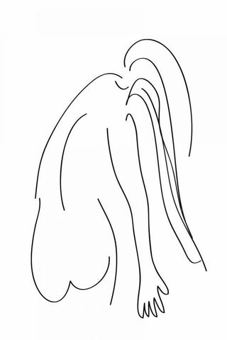 Signatura IV Black Ornate Wood Framed Art Print with Double Matting by Waltz, Anne