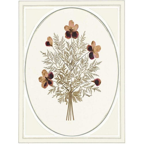 Gardenio II Gold Ornate Wood Framed Art Print with Double Matting by Waltz, Anne