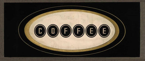 Coffee I Black Ornate Wood Framed Art Print with Double Matting by Waltz, Anne