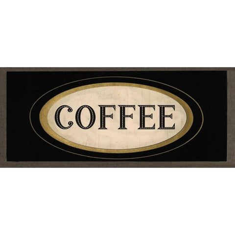 Coffee II Gold Ornate Wood Framed Art Print with Double Matting by Waltz, Anne