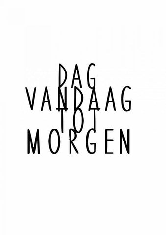 Tot morgen White Modern Wood Framed Art Print with Double Matting by Waltz, Anne