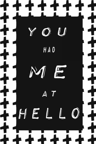 You had meâ€¦.II Black Ornate Wood Framed Art Print with Double Matting by Waltz, Anne