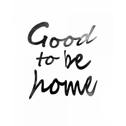 Good to be home White Modern Wood Framed Art Print by Waltz, Anne