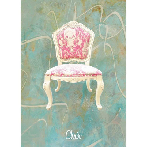 Classica chair Black Modern Wood Framed Art Print with Double Matting by Waltz, Anne