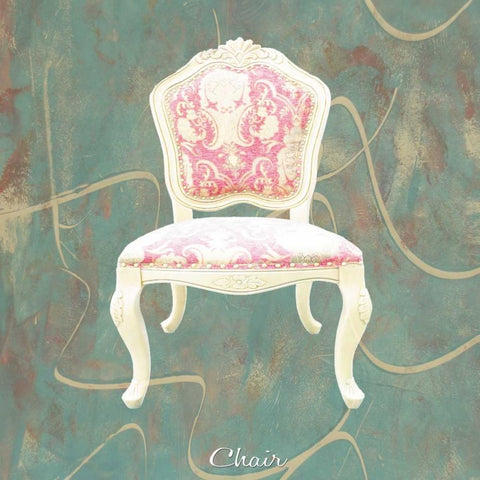 Chair classica Gold Ornate Wood Framed Art Print with Double Matting by Waltz, Anne