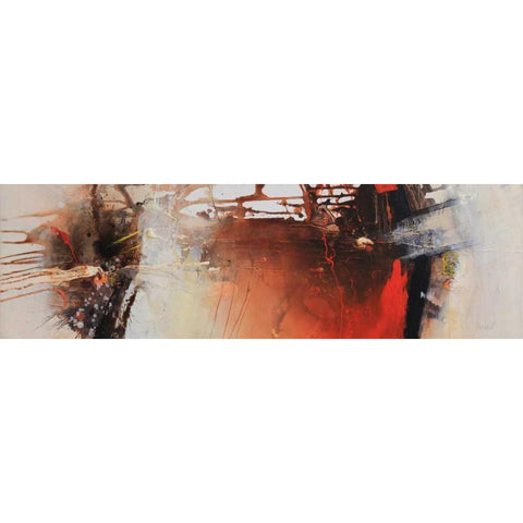 Emotional Rescue 8 Black Modern Wood Framed Art Print by Hansl, Alfred