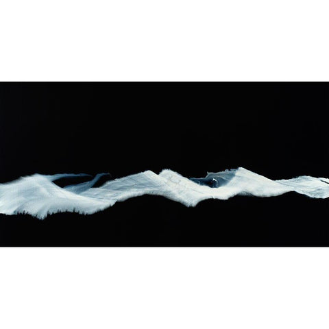 Floating Mountain Black Modern Wood Framed Art Print with Double Matting by Jungk, Andreas