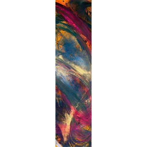 Abstraction with pink II Black Modern Wood Framed Art Print by Silberhorn-Piller, Andrea