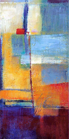 Deep View III White Modern Wood Framed Art Print with Double Matting by Danckaert, Bea